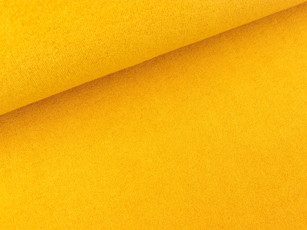 Stretch Sommerfrottee Mabel senfgelb uni