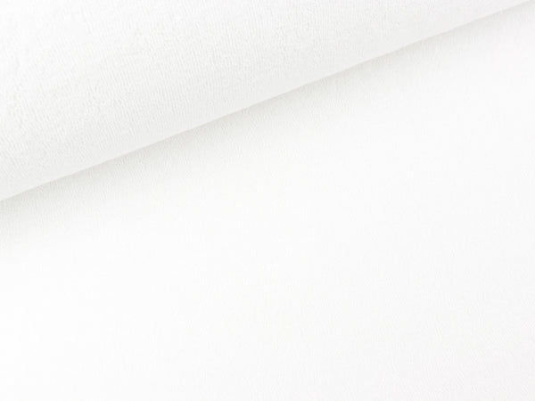 Stretch Sommerfrottee Mabel weiß uni