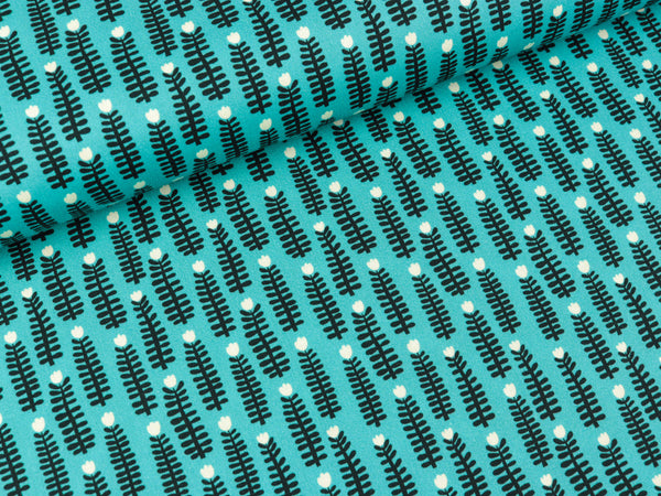 Hamburger Liebe New Cotton Satin Webware Easygoing Sunday celeste-bunt