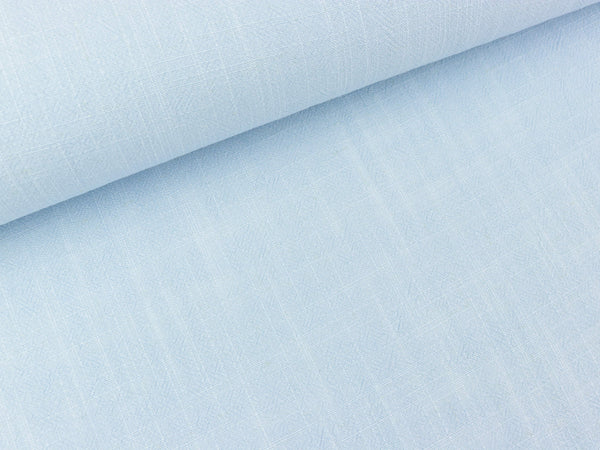 Viskoseleinen Leinenstruktur light blue uni