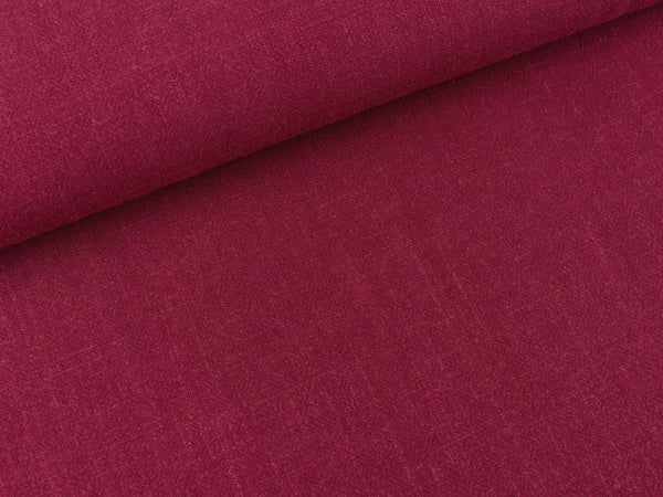 Viskoseleinen Leinenstruktur berry uni