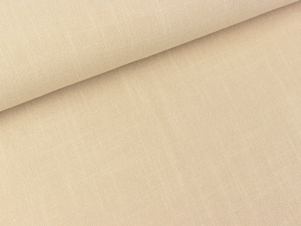 Viskoseleinen Leinenstruktur beige uni