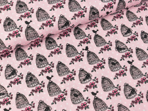 Steinbeck Webware Valerie Papillon Kleine Vogelkäfige auf Rosa