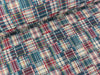 Doubleface Baumwoll Double Gauze Checks Blue Patchwork