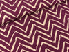 Viskose Webware Radiance Zig Zag mauve-creme