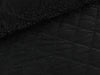 Steppstoff Embossed Quilt Franca schwarz changierend