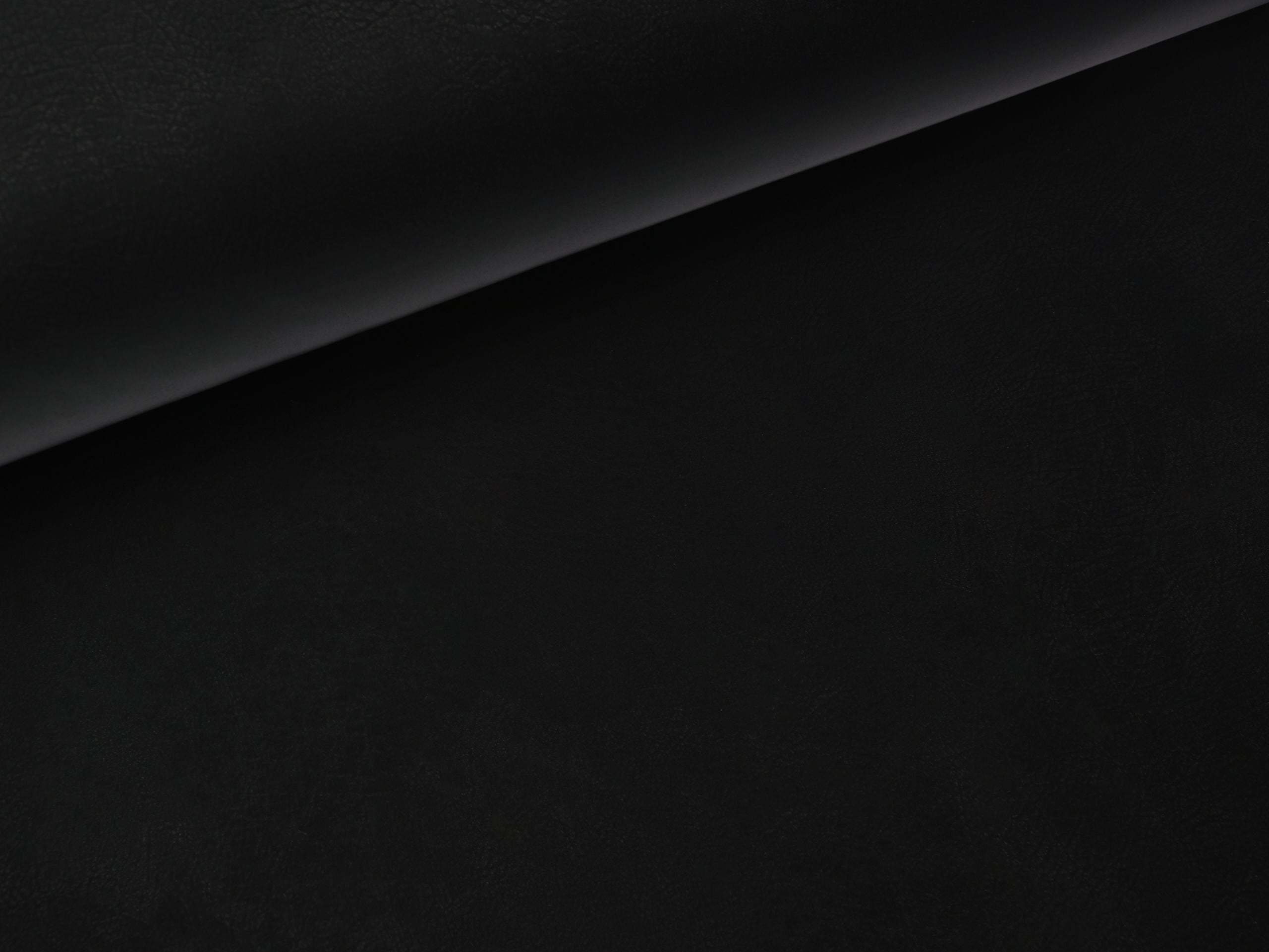Stretch Kunstleder schwarz uni - Das hüpfende Komma\