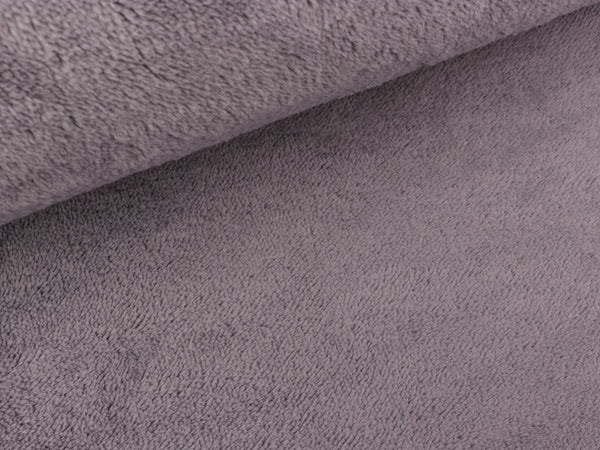 Wellness-/Microfleece dunkelgrau uni