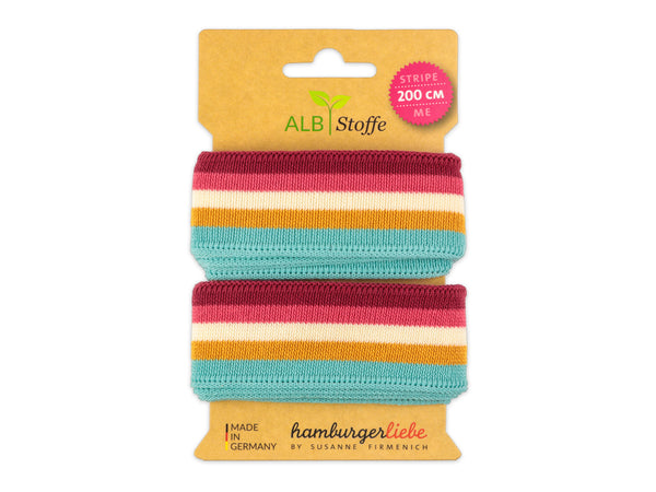 Stripe Me College Queens United celeste-curry-meringa-azalea-prugna