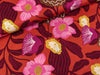 Baumwoll Webware Voile London Floral dunkelrot-bunt by Nerida Hansen