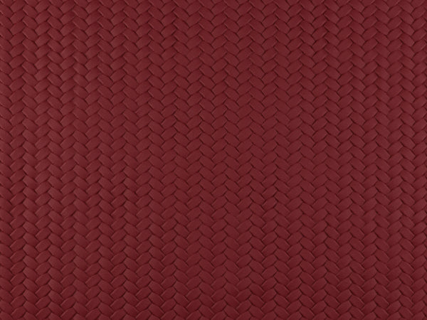Kunstleder in Flechtoptik Pinto burgundy uni