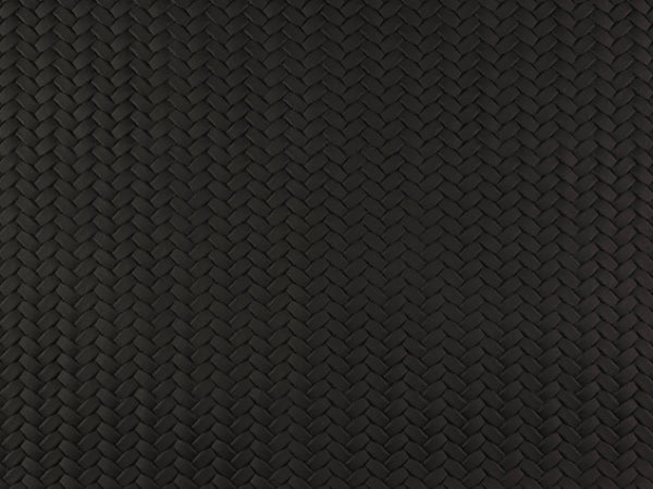 Kunstleder in Flechtoptik Pinto schwarz uni