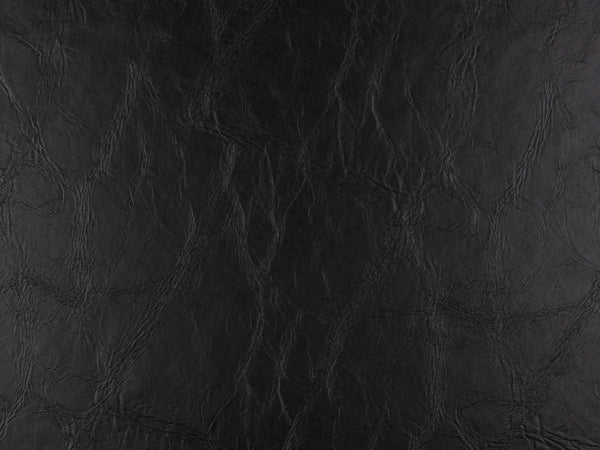 Kunstleder Paloma schwarz glänzend uni mit Filzabseite