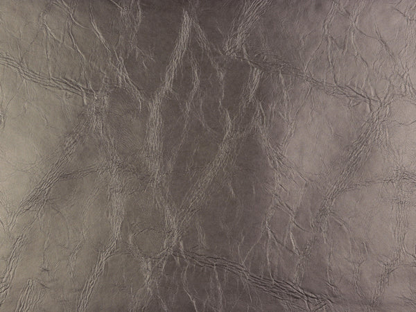 Metallic Kunstleder Paloma schlamm glänzend uni mit Filzabseite