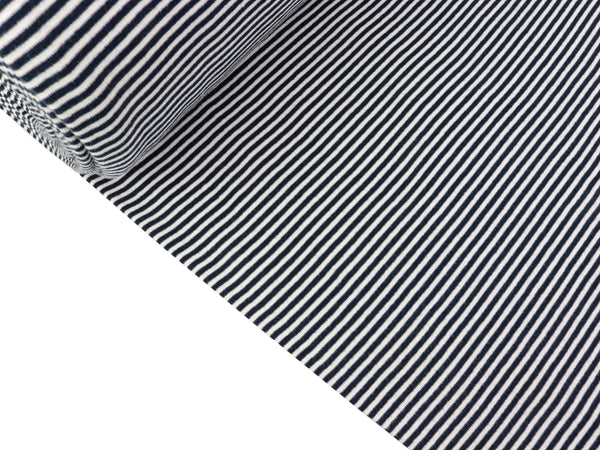 Hamburger Liebe Bio Ringel small Bündchenware blue navy-winterweiß im Schlauch