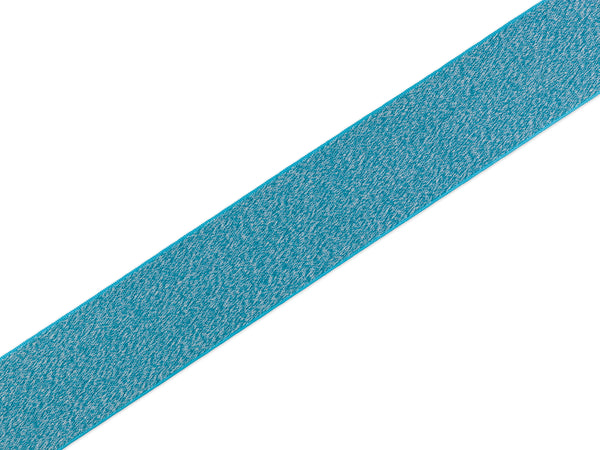 1m Gummiband türkis meliert - 40mm breit