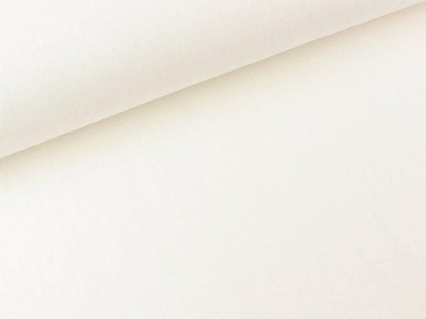 Double Gauze Melisande wollweiß meliert