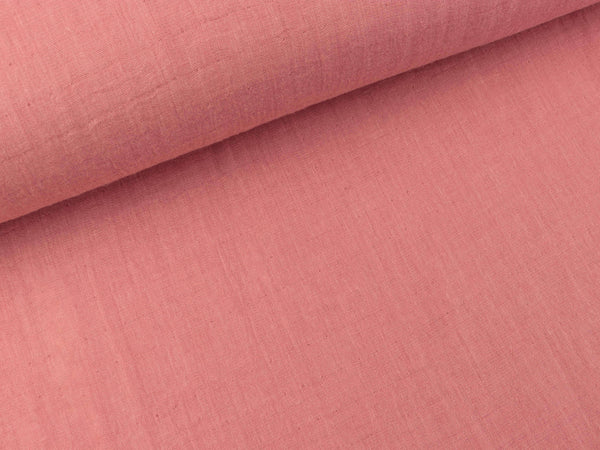 Double Gauze Melisande coral meliert