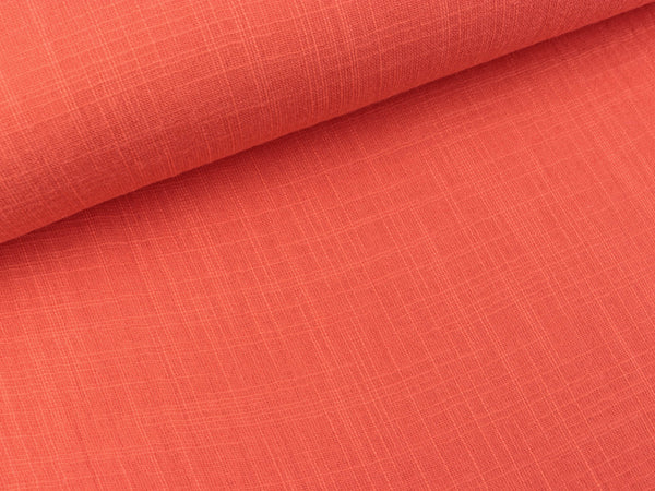 Bambino Double Slub Musselin Double Gauze coral uni