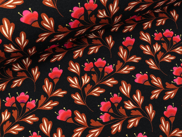 Hamburger Liebe Baumwollsweat BLING BLING Blue Bell schwarz-bunt