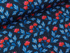 Hamburger Liebe New Cotton Satin Webware BLING BLING Blue Bell blue navy-bunt