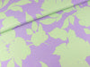 Viskose Webware Chally Big Flowers hellgrün auf Flieder