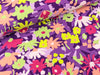 Baumwolljersey Pop Blossom dark purple-bunt by Nerida Hansen