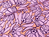 Viskose Ecovero Webware Inked Bouquet peach-lavender by Nerida Hansen