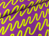 Reststück 78cm - Feine Baumwoll Popeline Making Waves purple-lime by Nerida Hansen