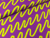 Feine Baumwoll Popeline Making Waves purple-lime by Nerida Hansen