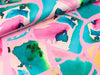 Reststück 70cm - Baumwollsatin Webware Resonate Neon light pink-bunt by Nerida Hansen