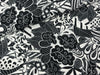 Viskose Voile Print Pareo All Over schwarz-weiß