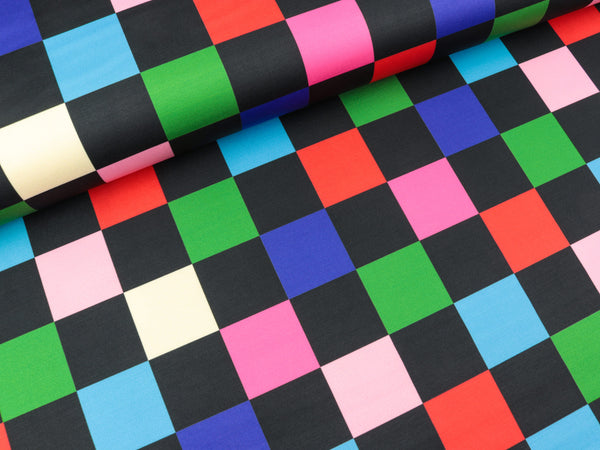 Hamburger Liebe Performance Active Wear Jersey Hipster Square schwarz-bunt