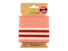 Cuff Me College AL LAGO Bündchen bluette-rosa scuro-meringa-flamme