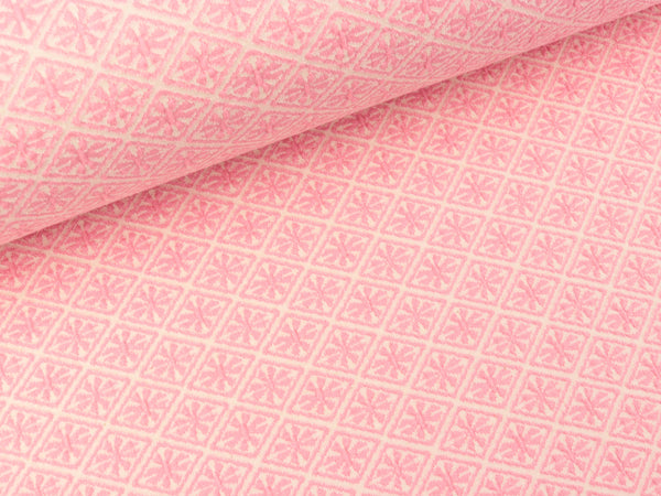 Hamburger Liebe AL LAGO 3D Rhomb Knit rosa scuro-meringa