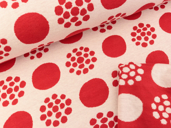 Hamburger Liebe Sommer Jacquard AL LAGO Punti Doubleface flamme-meringa