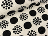 Hamburger Liebe Sommer Jacquard AL LAGO Punti Doubleface schwarz-meringa