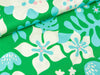 Reststück 156cm - Hamburger Liebe New Cotton Satin Webware AL LAGO Fiori verde erba-bunt