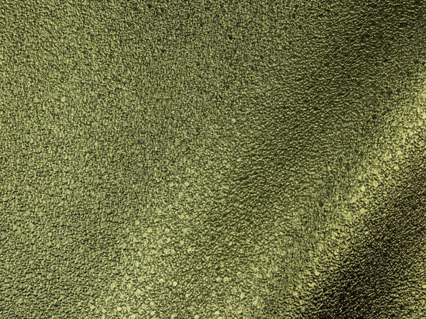 Strukturkunstleder Rocks Metallic khaki glänzend