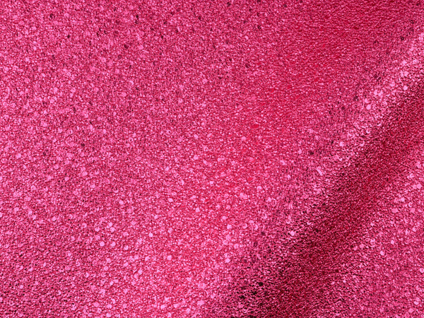 Strukturkunstleder Rocks Metallic fuchsia glänzend