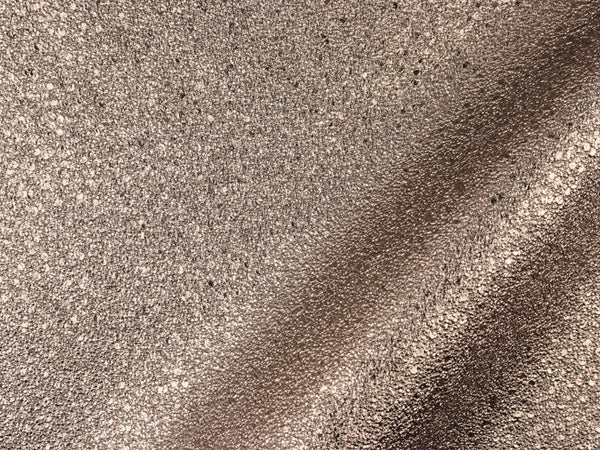 Strukturkunstleder Rocks Metallic bronze glänzend