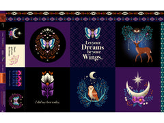Midnight Baumwoll Canvas von Hamburger Liebe für Albstoffe