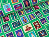Hamburger Liebe Baumwollsweat Christmas 2024 On Stamps bunt auf Verde erba