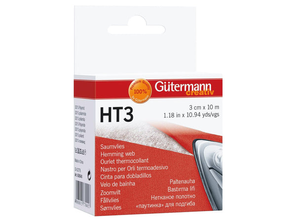 Gütermann 616540 HT3 Saumvlies 3cm x 10m