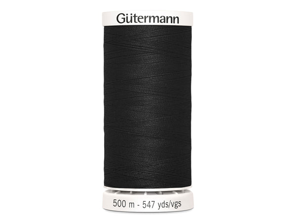 Gütermann Allesnäher Nähgarn No. 100 (500m) 000 - Schwarz