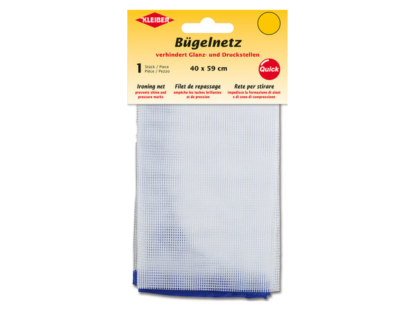 Kleiber 92028 Bügelnetz - weiß - blau - 40cm x 59cm