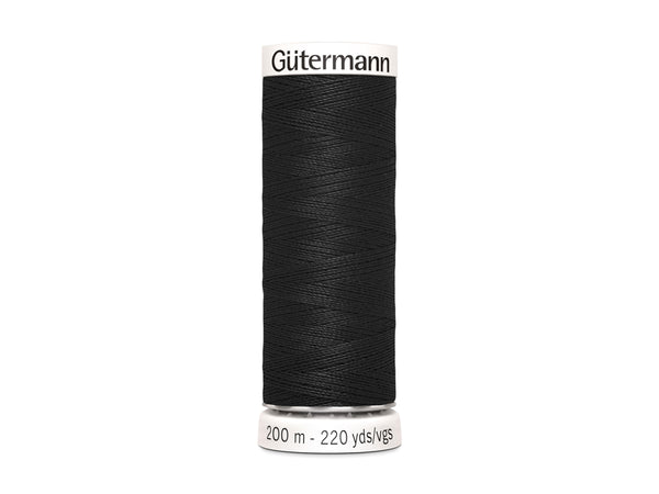 Gütermann Allesnäher Nähgarn (200m) 000 - Schwarz