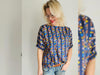 Hamburger Liebe Baumwolljersey AL LAGO Felice blue navy-bunt