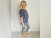 Hamburger Liebe Baumwolljersey AL LAGO Felice blue navy-bunt