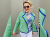 Hamburger Liebe AL LAGO 3D Rhomb Knit verde erba-meringa